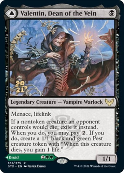 Valentin, Dean of the Vein // Lisette, Dean of the Root [Strixhaven: School of Mages Prerelease Promos] | Jomio and Rueliete's Cards and Comics