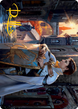 Dennick, Pious Apprentice Art Card (Gold-Stamped Signature) [Innistrad: Midnight Hunt Art Series] | Jomio and Rueliete's Cards and Comics