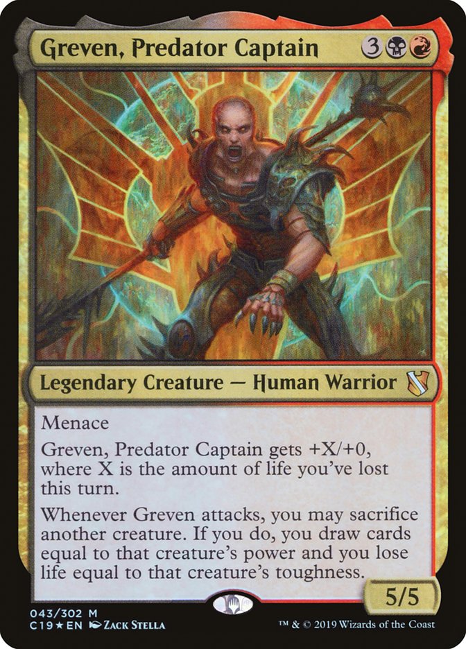 Greven, Predator Captain [Commander 2019] | Jomio and Rueliete's Cards and Comics