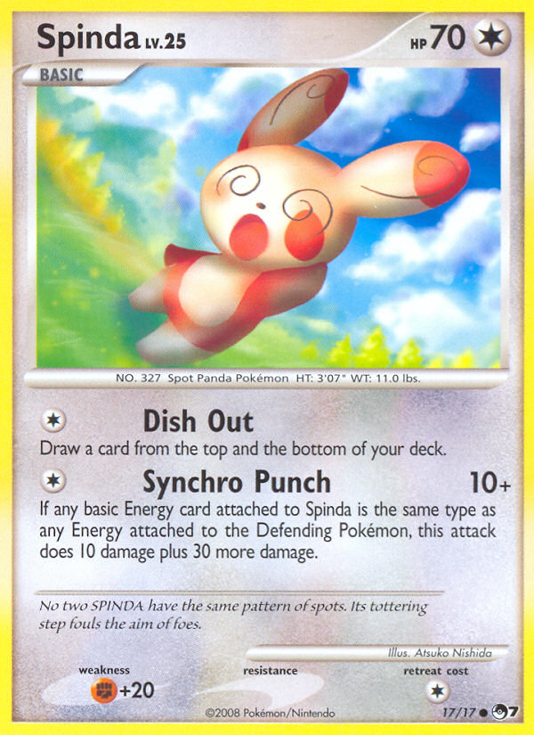 Spinda (17/17) [POP Series 7] | Jomio and Rueliete's Cards and Comics
