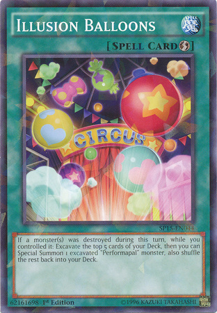 Illusion Balloons [SP15-EN044] Shatterfoil Rare | Jomio and Rueliete's Cards and Comics