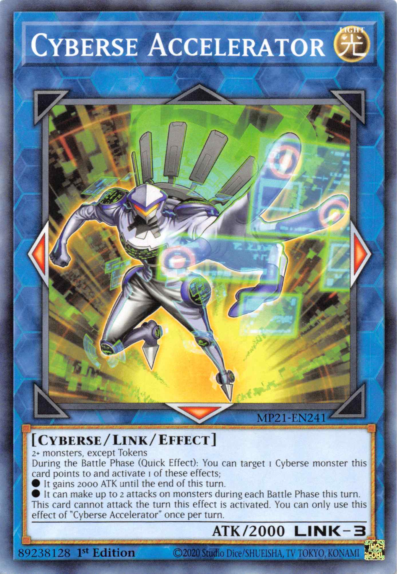 Cyberse Accelerator [MP21-EN241] Common | Jomio and Rueliete's Cards and Comics