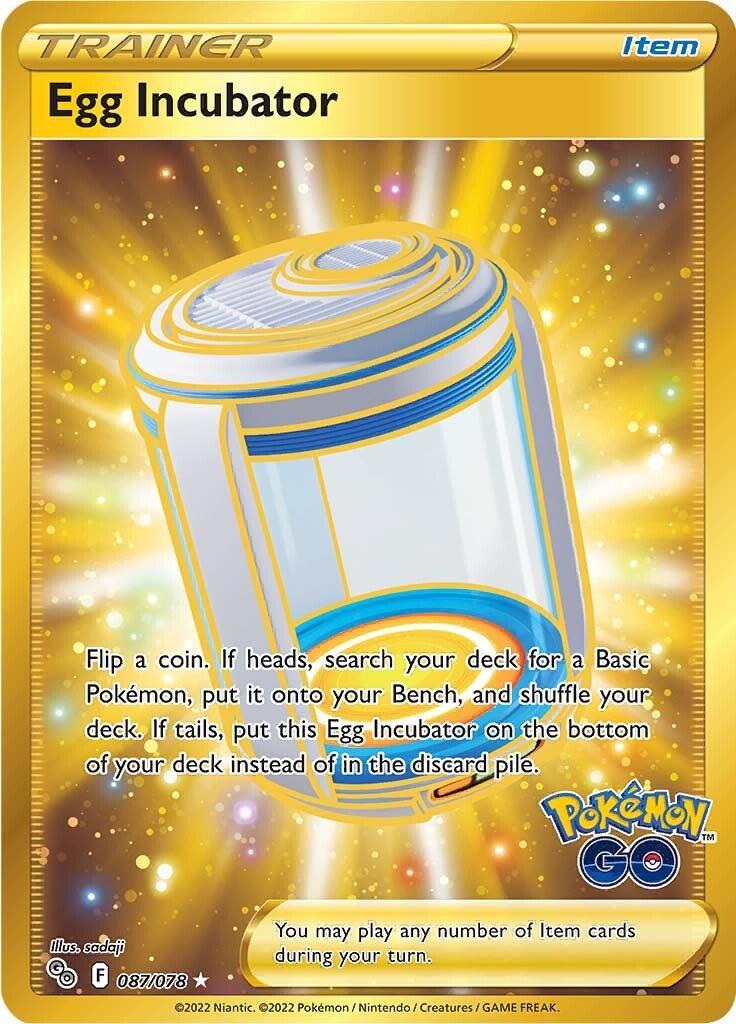 Egg Incubator (087/078) [Pokémon GO] | Jomio and Rueliete's Cards and Comics