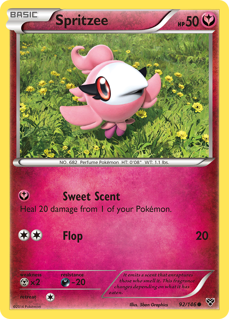 Spritzee (92/146) [XY: Base Set] | Jomio and Rueliete's Cards and Comics