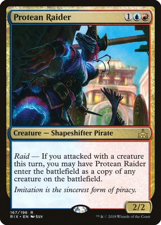 Protean Raider [Rivals of Ixalan] | Jomio and Rueliete's Cards and Comics