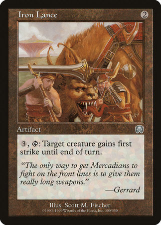 Iron Lance [Mercadian Masques] | Jomio and Rueliete's Cards and Comics