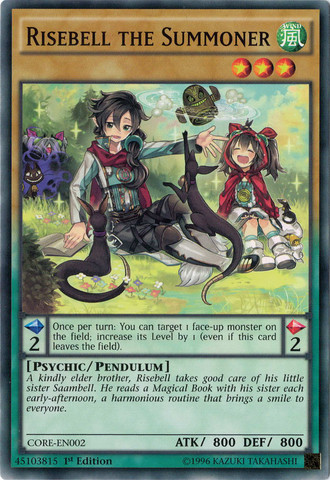 Risebell the Summoner [CORE-EN002] Common | Jomio and Rueliete's Cards and Comics