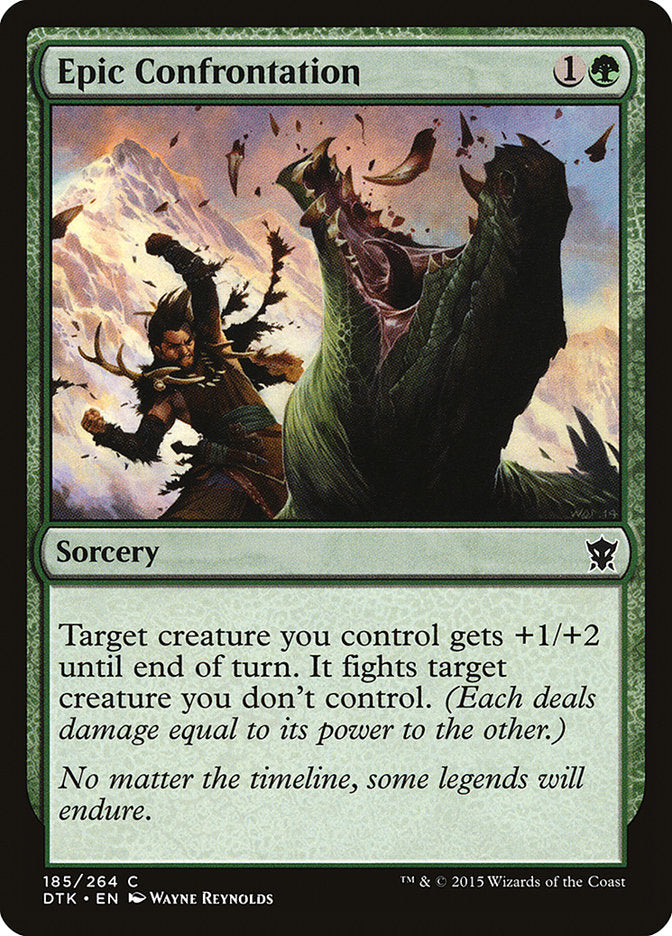 Epic Confrontation [Dragons of Tarkir] | Jomio and Rueliete's Cards and Comics