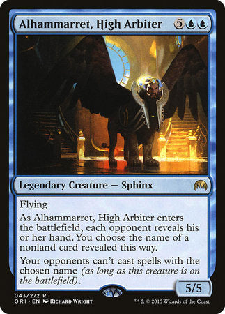 Alhammarret, High Arbiter [Magic Origins] | Jomio and Rueliete's Cards and Comics