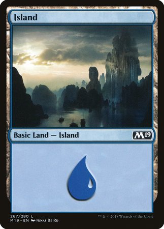 Island (267) [Core Set 2019] | Jomio and Rueliete's Cards and Comics