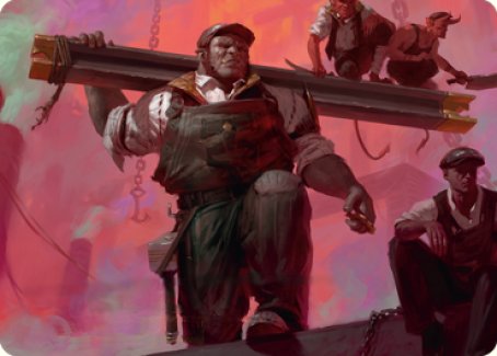 The Beamtown Bullies Art Card [Streets of New Capenna Art Series] | Jomio and Rueliete's Cards and Comics