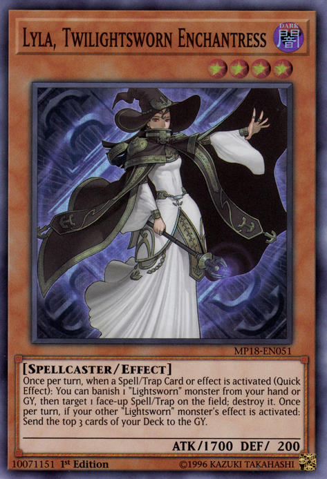 Lyla, Twilightsworn Enchantress [MP18-EN051] Super Rare | Jomio and Rueliete's Cards and Comics