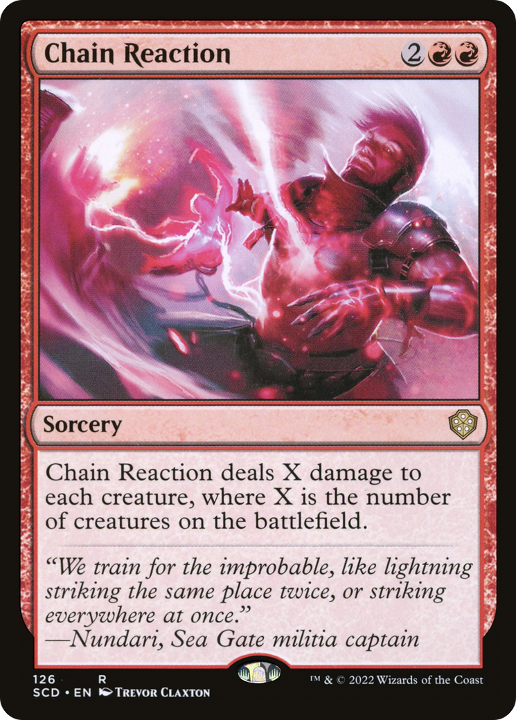 Chain Reaction [Starter Commander Decks] | Jomio and Rueliete's Cards and Comics