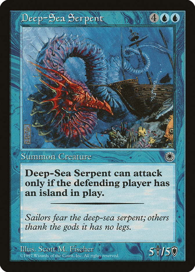 Deep-Sea Serpent [Portal] | Jomio and Rueliete's Cards and Comics