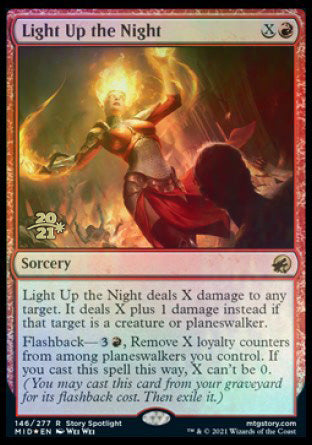 Light Up the Night [Innistrad: Midnight Hunt Prerelease Promos] | Jomio and Rueliete's Cards and Comics