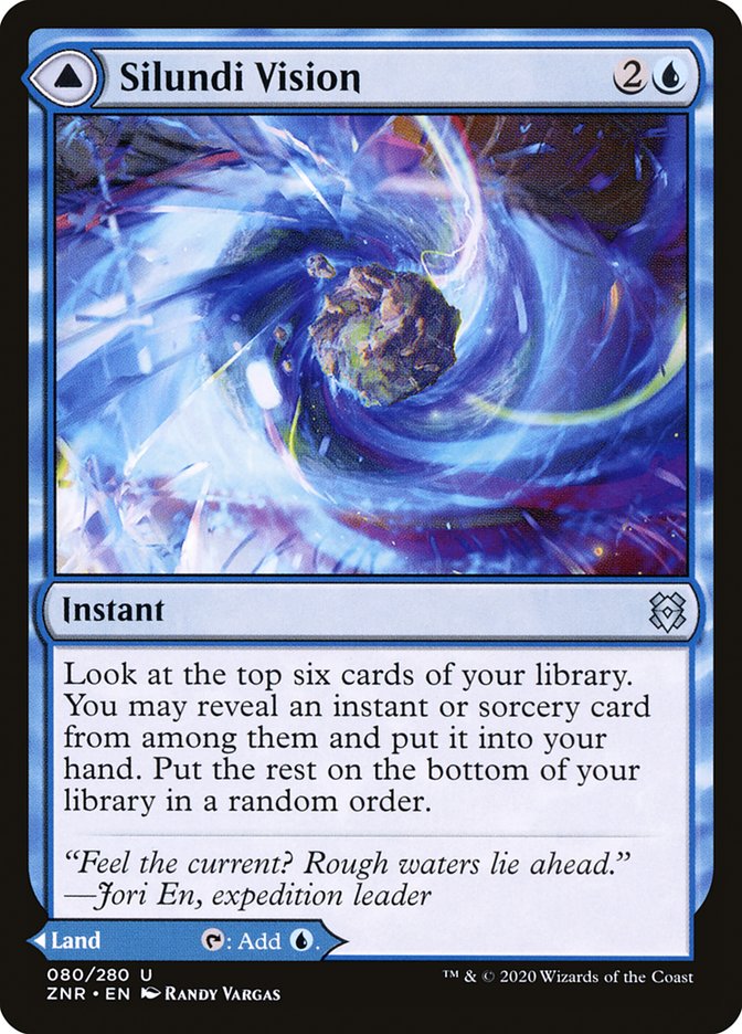 Silundi Vision // Silundi Isle [Zendikar Rising] | Jomio and Rueliete's Cards and Comics