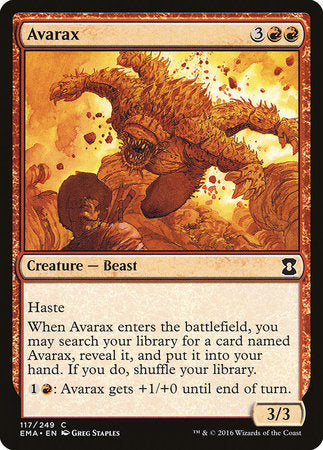 Avarax [Eternal Masters] | Jomio and Rueliete's Cards and Comics