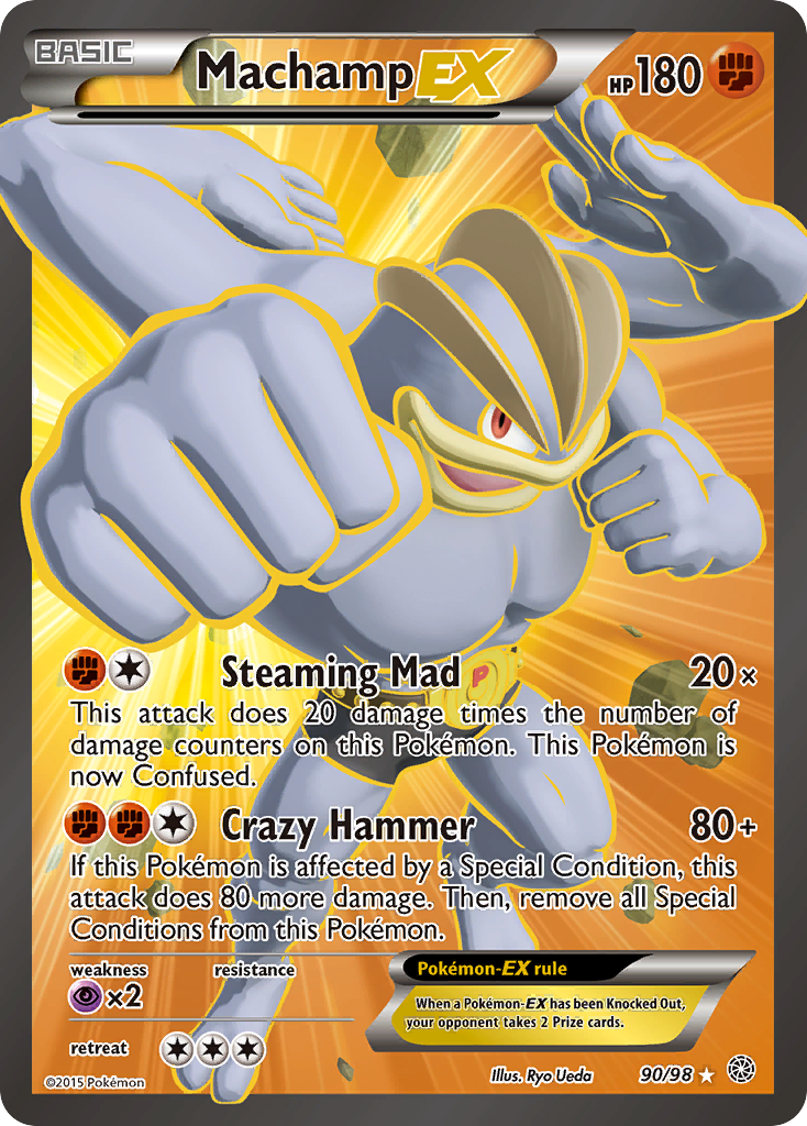 Machamp EX (90/98) [XY: Ancient Origins] | Jomio and Rueliete's Cards and Comics