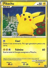 Pikachu (PW2) (Italian) [Pikachu World Collection Promos] | Jomio and Rueliete's Cards and Comics