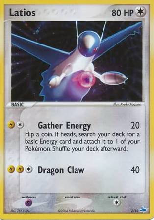 Latios (2/10) [EX: Trainer Kit - Latios] | Jomio and Rueliete's Cards and Comics