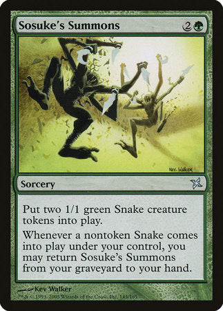 Sosuke's Summons [Betrayers of Kamigawa] | Jomio and Rueliete's Cards and Comics