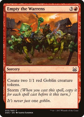 Empty the Warrens [Duel Decks: Mind vs. Might] | Jomio and Rueliete's Cards and Comics