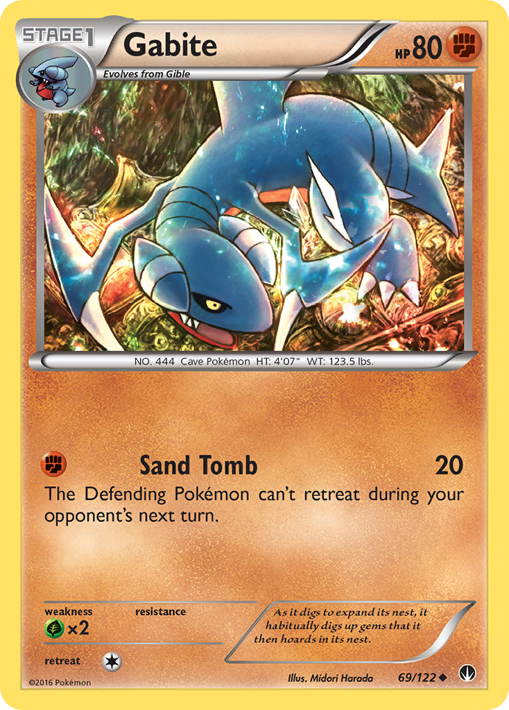 Gabite (69/122) [XY: BREAKpoint] | Jomio and Rueliete's Cards and Comics