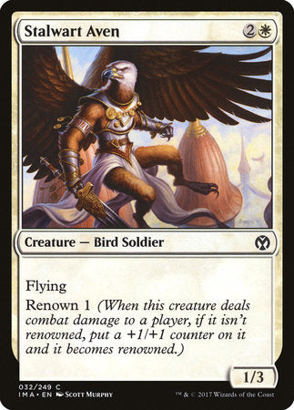 Stalwart Aven [Iconic Masters] | Jomio and Rueliete's Cards and Comics