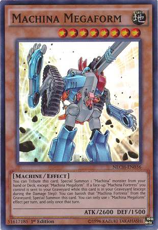 Machina Megaform [NECH-EN036] Super Rare | Jomio and Rueliete's Cards and Comics