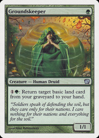 Groundskeeper [Ninth Edition] | Jomio and Rueliete's Cards and Comics