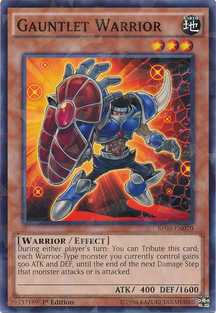 Gauntlet Warrior (Shatterfoil) [BP03-EN070] Common | Jomio and Rueliete's Cards and Comics