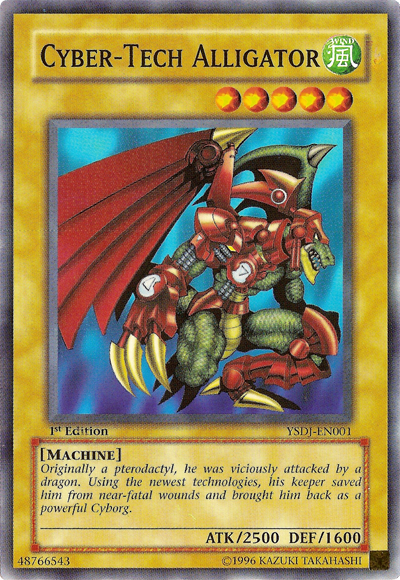 Cyber-Tech Alligator [YSDJ-EN001] Common | Jomio and Rueliete's Cards and Comics