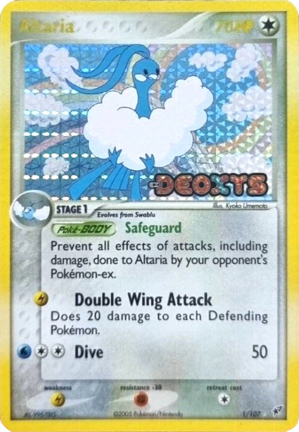 Altaria (1/107) (Stamped) [EX: Deoxys] | Jomio and Rueliete's Cards and Comics