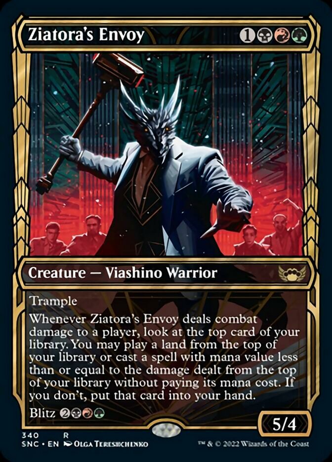 Ziatora's Envoy (Showcase Golden Age) [Streets of New Capenna] | Jomio and Rueliete's Cards and Comics