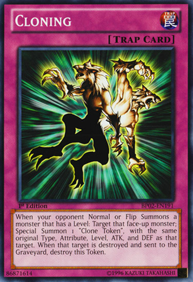 Cloning [BP02-EN191] Mosaic Rare | Jomio and Rueliete's Cards and Comics
