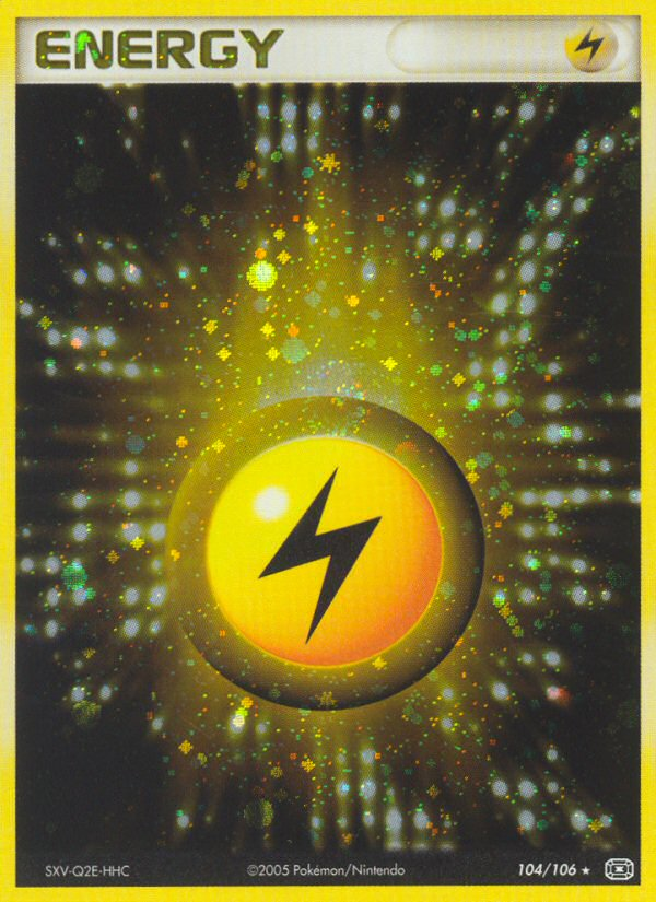 Lightning Energy (104/106) [EX: Emerald] | Jomio and Rueliete's Cards and Comics
