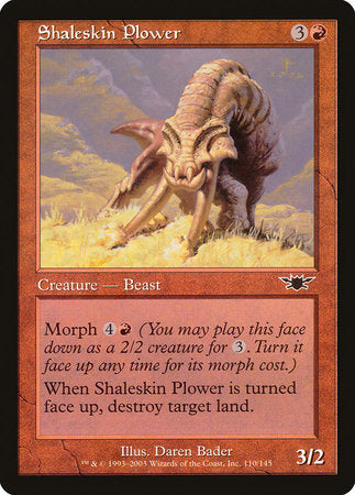 Shaleskin Plower [Legions] | Jomio and Rueliete's Cards and Comics