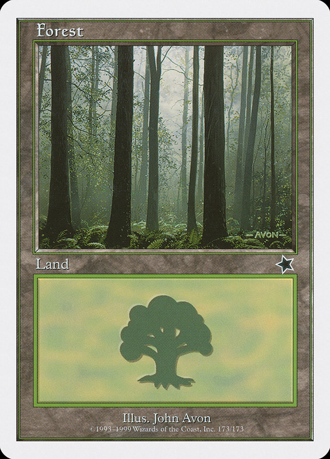 Forest (173) [Starter 1999] | Jomio and Rueliete's Cards and Comics