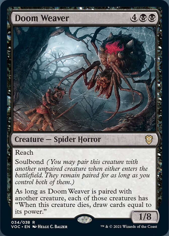 Doom Weaver [Innistrad: Crimson Vow Commander] | Jomio and Rueliete's Cards and Comics