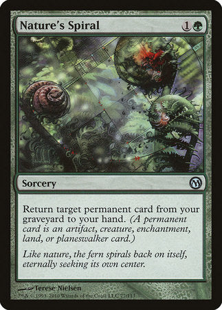 Nature's Spiral [Duels of the Planeswalkers] | Jomio and Rueliete's Cards and Comics