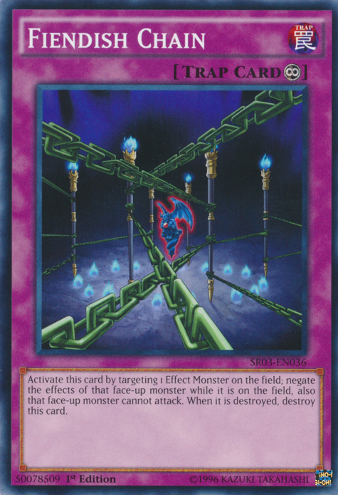 Fiendish Chain [SR03-EN036] Common | Jomio and Rueliete's Cards and Comics