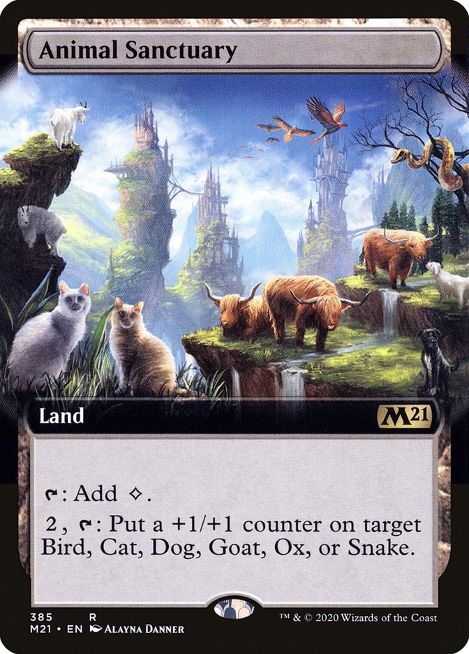 Animal Sanctuary (Extended Art) [Core Set 2021] | Jomio and Rueliete's Cards and Comics