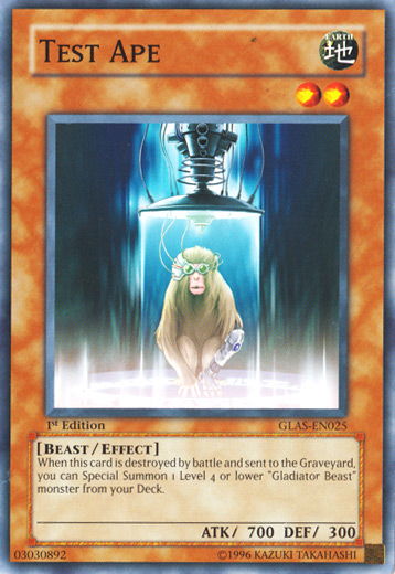 Test Ape [GLAS-EN025] Common | Jomio and Rueliete's Cards and Comics