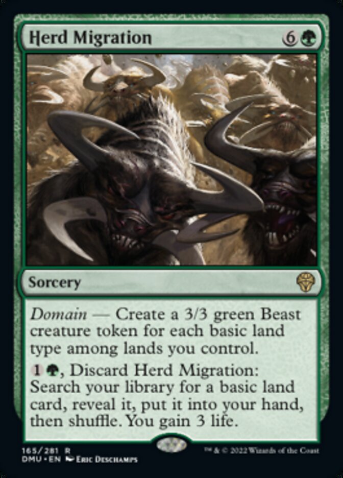 Herd Migration [Dominaria United] | Jomio and Rueliete's Cards and Comics