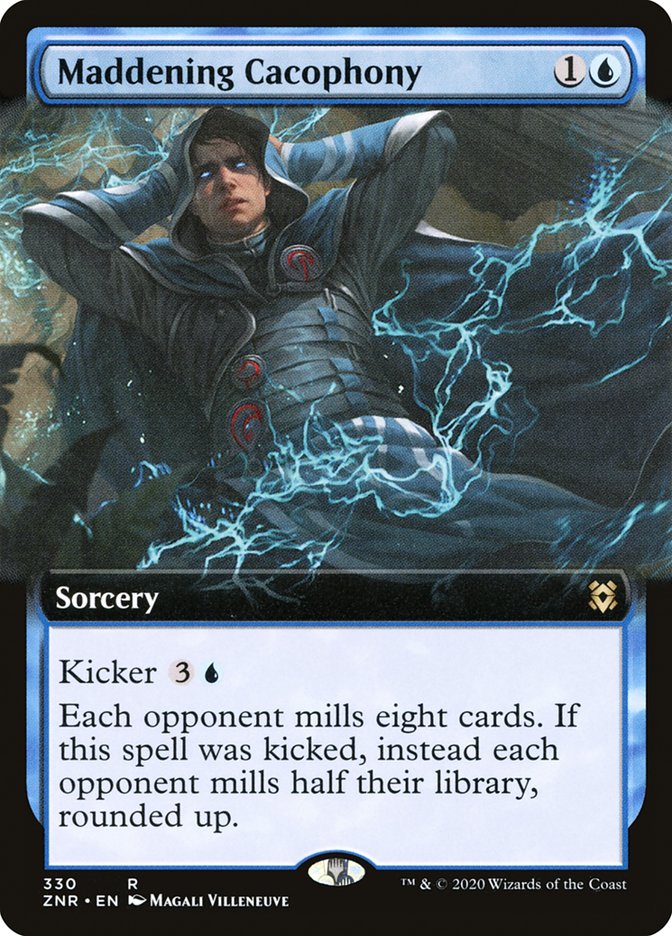 Maddening Cacophony (Extended Art) [Zendikar Rising] | Jomio and Rueliete's Cards and Comics