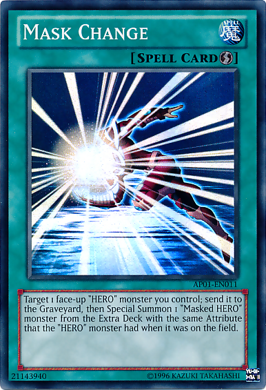 Mask Change [AP01-EN011] Super Rare | Jomio and Rueliete's Cards and Comics