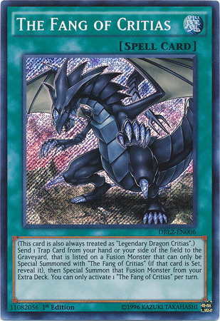 The Fang of Critias [DRL2-EN006] Secret Rare | Jomio and Rueliete's Cards and Comics