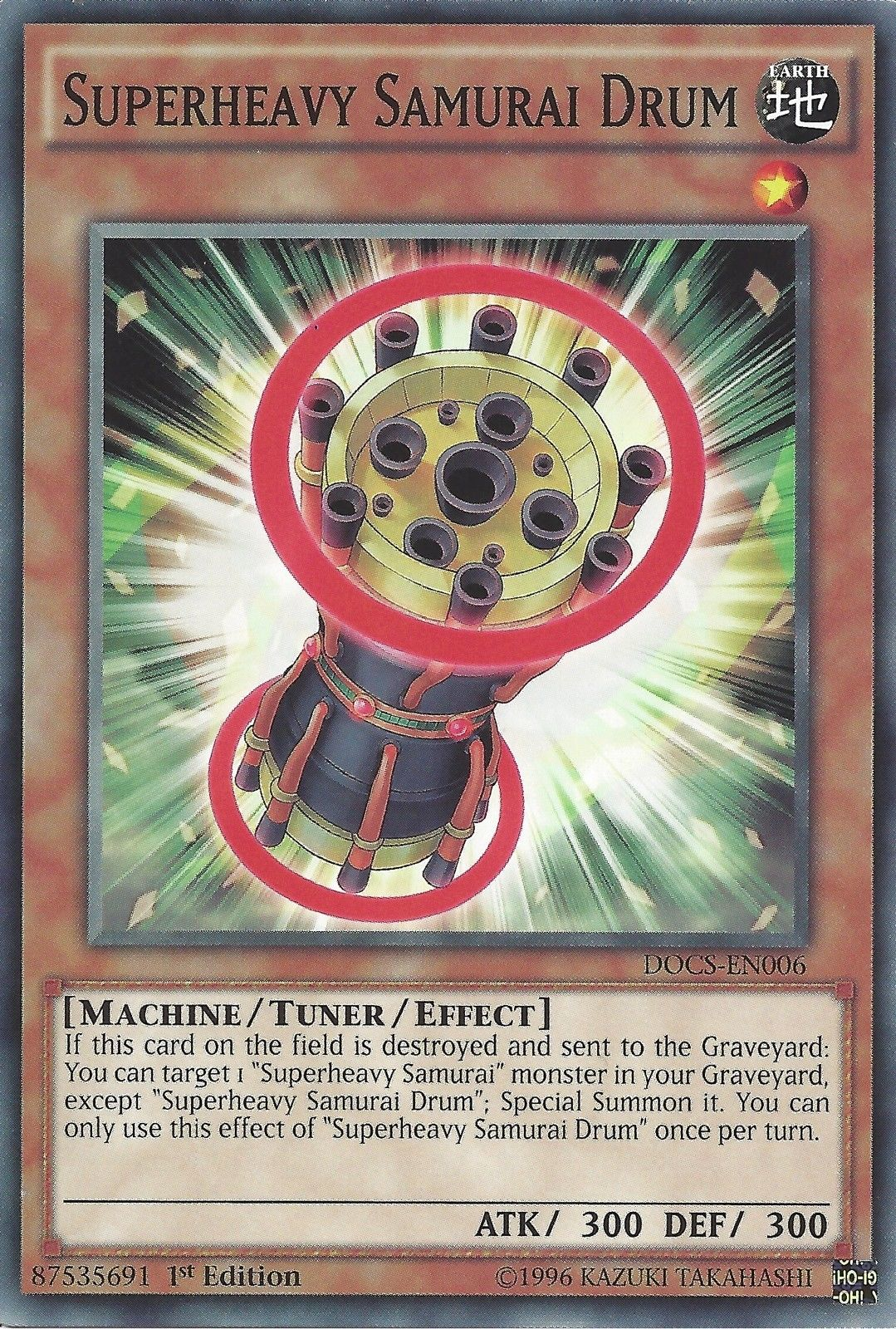 Superheavy Samurai Drum [DOCS-EN006] Common | Jomio and Rueliete's Cards and Comics