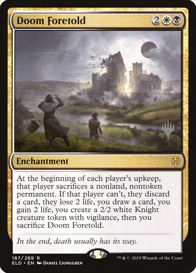 Doom Foretold (Promo Pack) [Throne of Eldraine Promos] | Jomio and Rueliete's Cards and Comics