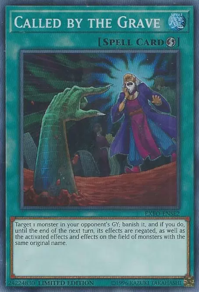 Called by the Grave [EXFO-ENSE2] Super Rare | Jomio and Rueliete's Cards and Comics